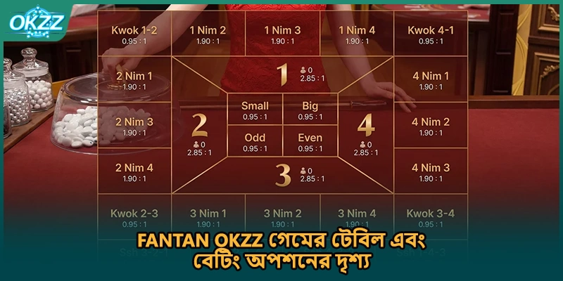Fantan OKZZ নিরাপদ লেনদেন সাপোর্ট দৃশ্য। 